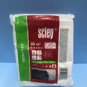 Защитная пленка HDPE Scley, 0,015 мм, 4x5м