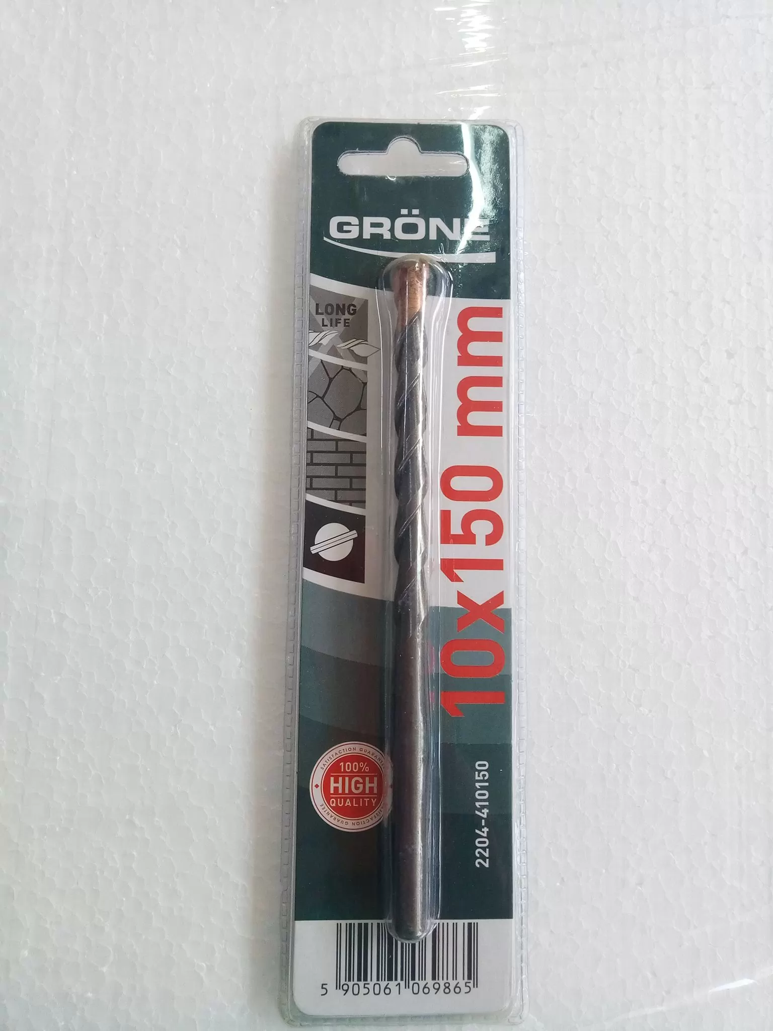 GRONE Сверло по бетону 10x150mm blister