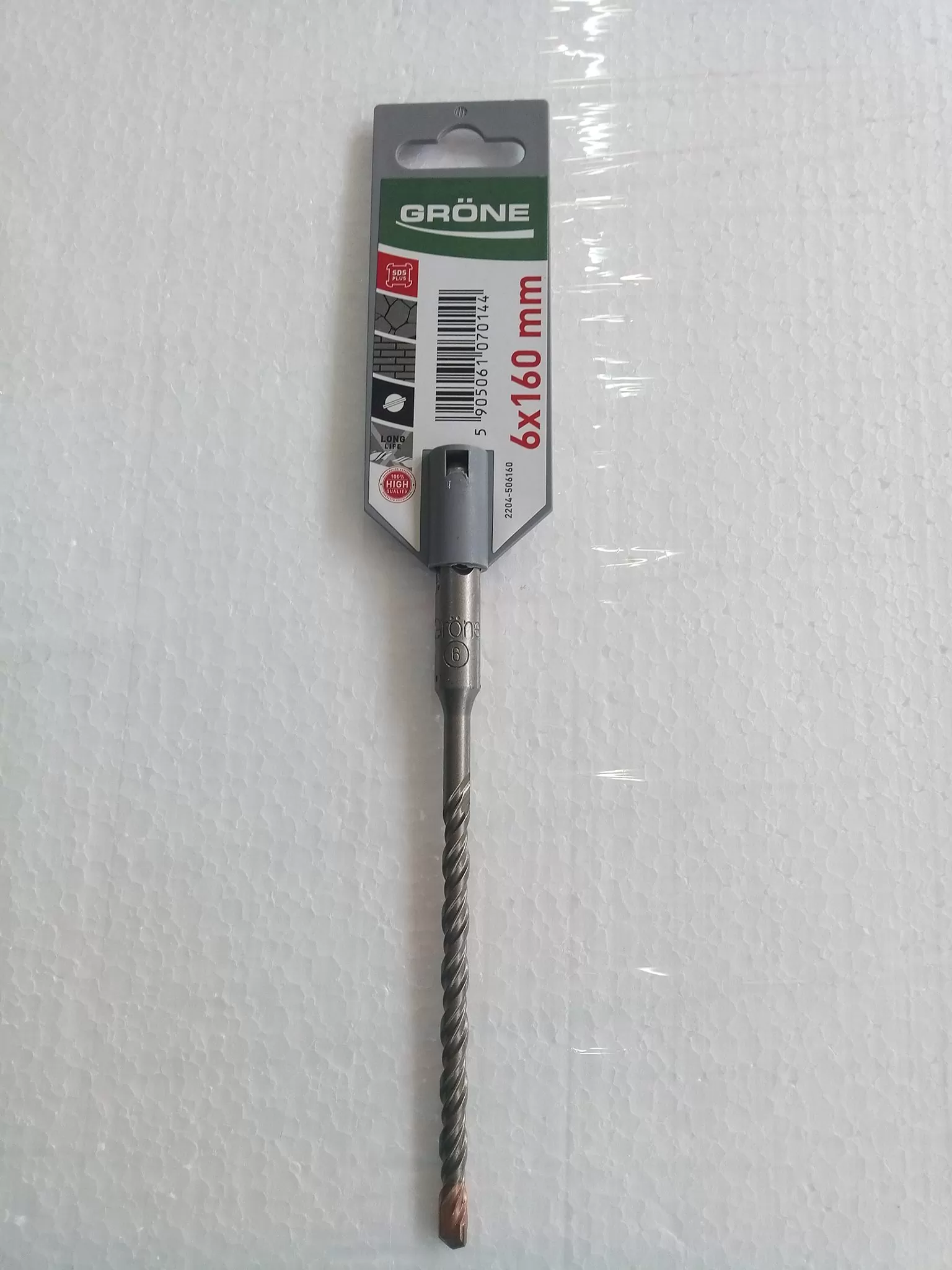GRONE Wiertło SDS Plus 6x160mm сверло по бетону