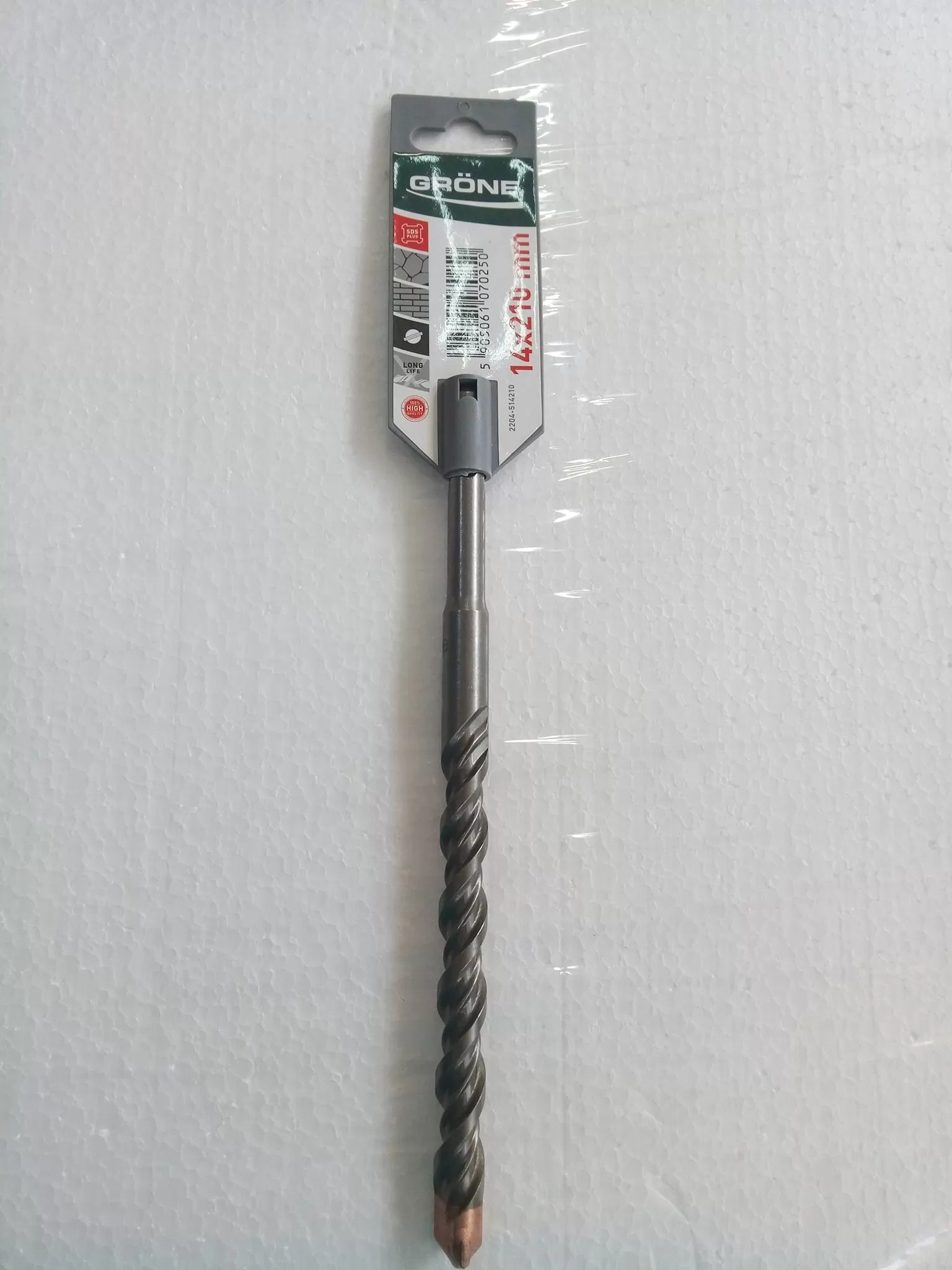 GRONE Сверло по бетону SDS Plus14x210mm.zaw