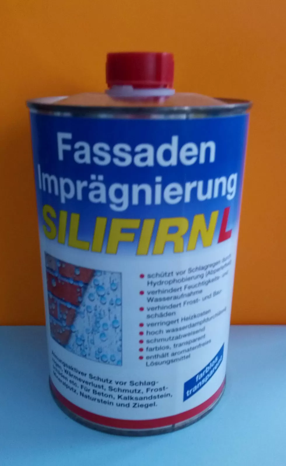 Силоксановая фасадная пропитка 1 l Silifirn L