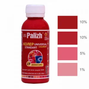 №19, Паста колер.универс. "Palizh" STANDART (140 г), розовый