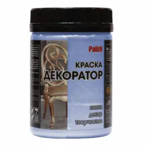 №152, Краска Декоратор "Palizh" акрил.(0.25 кг), ГОЛУБ.ЖЕМЧУГ