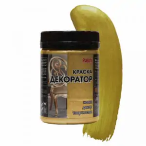 №178, Краска Декоратор "Palizh" акрил.(0.25 кг), АНТИЧНОЕ ЗОЛОТО