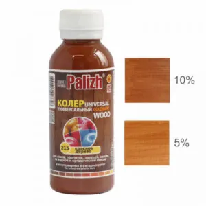 №215, Паста колер.универс. "Palizh" WOOD (0.1 л.), красное дерево