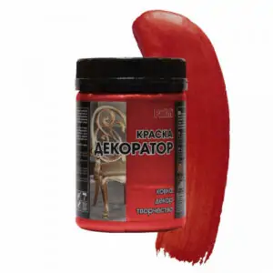 №155, Краска Декоратор "Palizh" акрил.(0.25 кг), КРАС. КОРАЛЛ